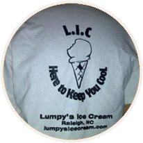 Lumpys Ice Cream T-Shirt For Sale